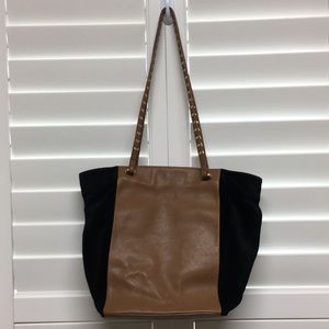 Leather and suede bag by Kelsie Dagger
